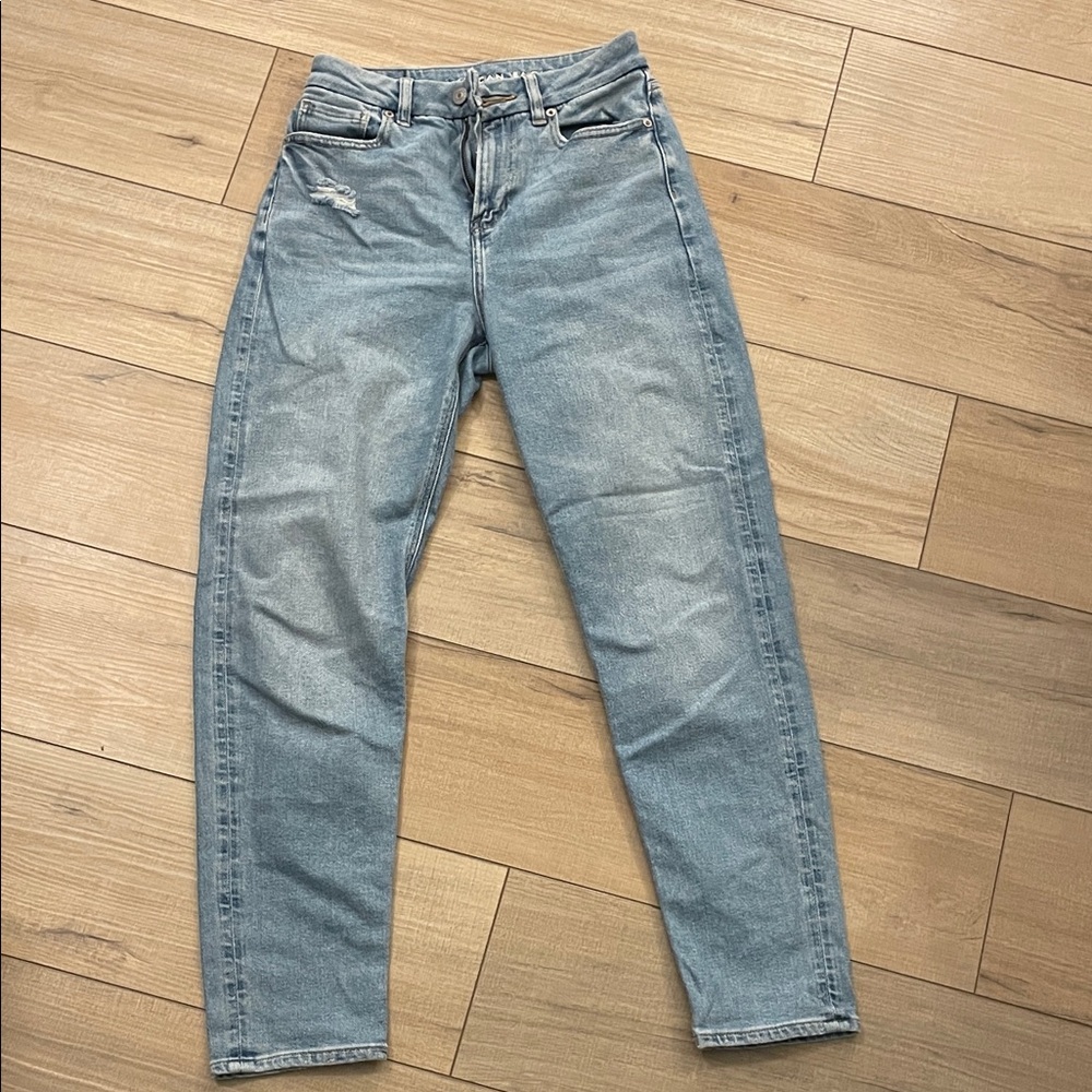 American Eagle Outfitters Light Blue Straight Leg Jeans